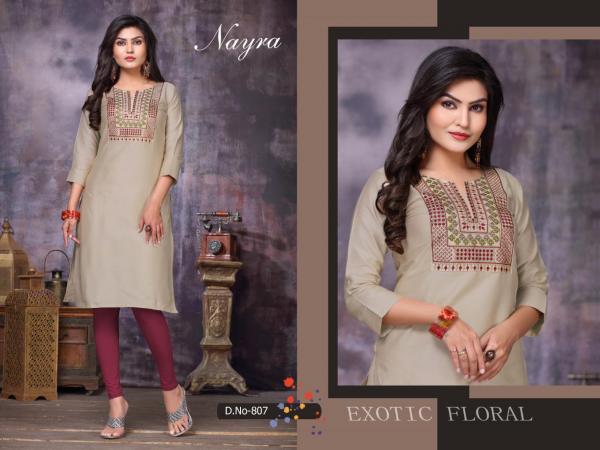 Nayra Daffodil-Cotton-Satin-With-Handwork-Kurti